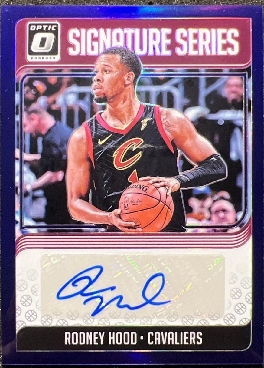 Rodney Hood #RHD 2018 Panini Donruss Optic Signature Series Basketball