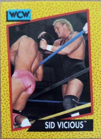 Sid Vicious #35 Wrestling Cards 1991 Impel WCW