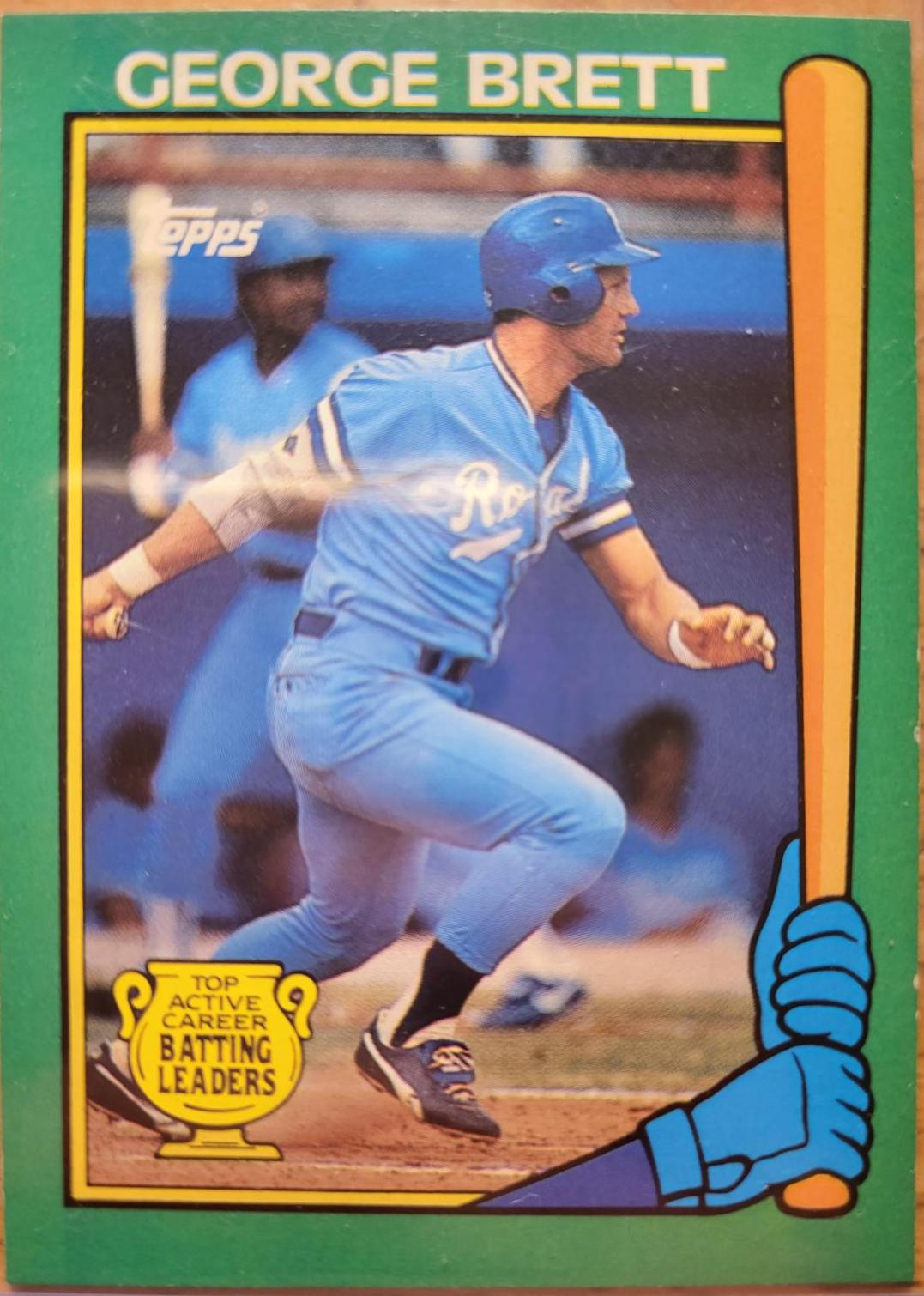 George Brett #5 Baseball Cards 1990 Topps Batting Leaders