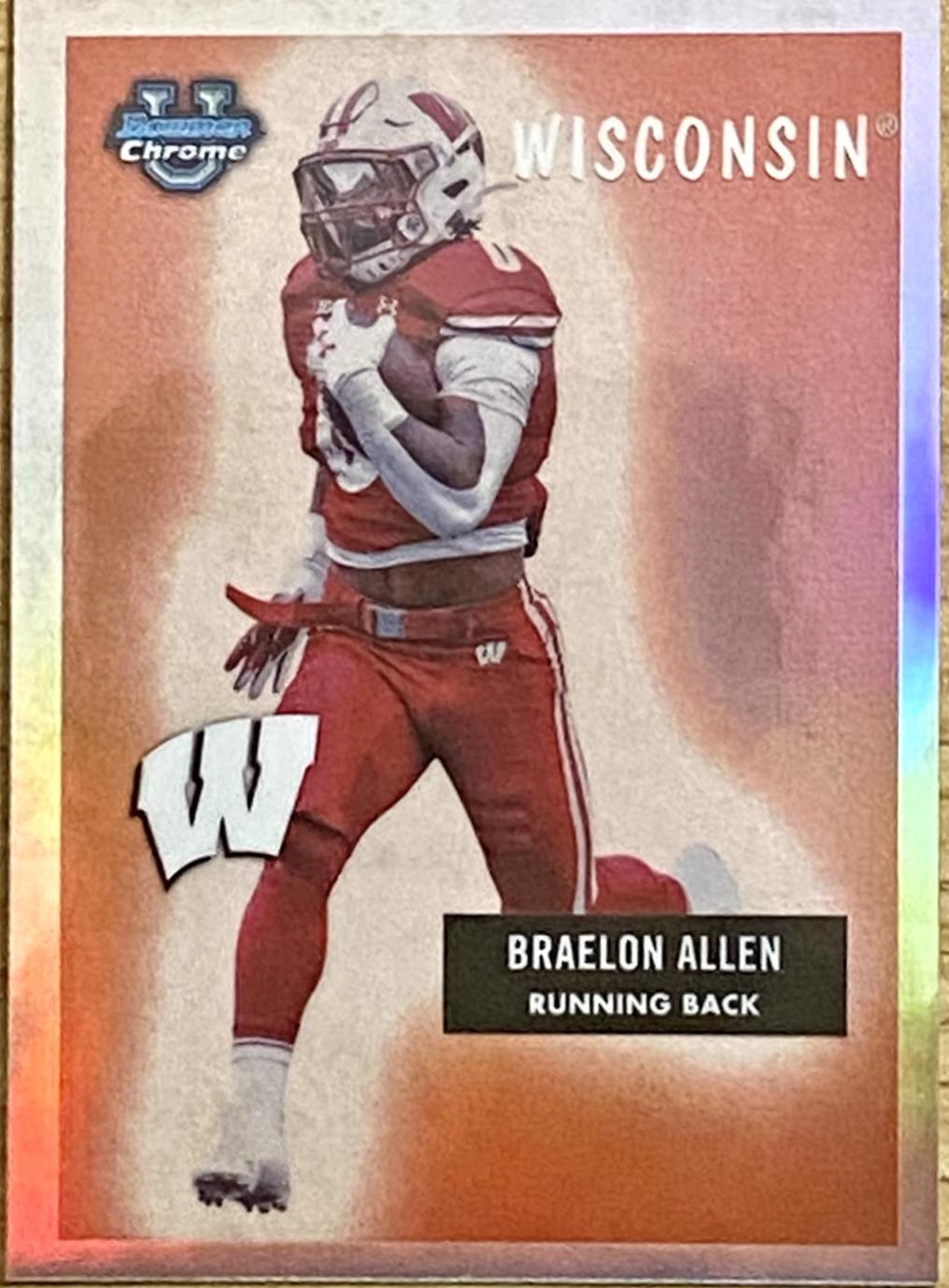 Braelon Allen #55BF-11 Football Cards 2023 Bowman Chrome University 1955