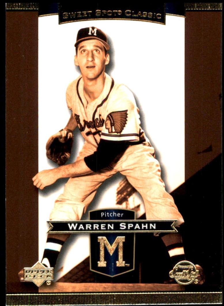 Warren Spahn #87 2003 Upper Deck Sweet Spot Classic Baseball
