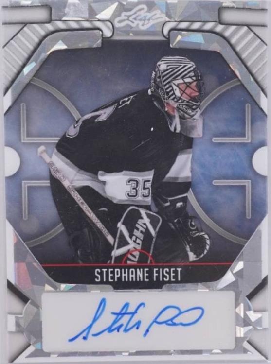 Stephane Fiset #BC-SF1 2025 Leaf Metal Legends Autograph Petg Hockey