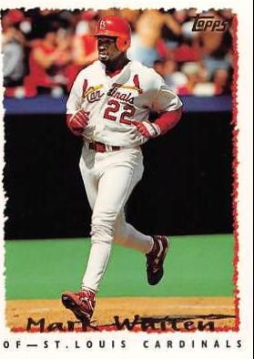 Mark Whiten #409 Baseball Cards 1995 Topps