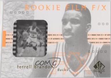 Terrell Brandon 2001 SP Rookie FX #83 2013 Sp Authentic Basketball