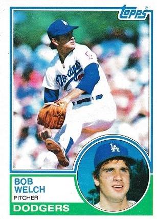 Bob Welch #454 Baseball Cards 1983 Topps