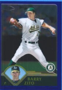 Barry Zito #75 2003 Topps Chrome Baseball