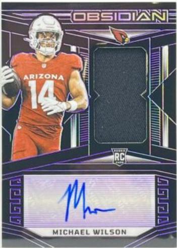 Michael Wilson #242 2023 Panini Obsidian Football