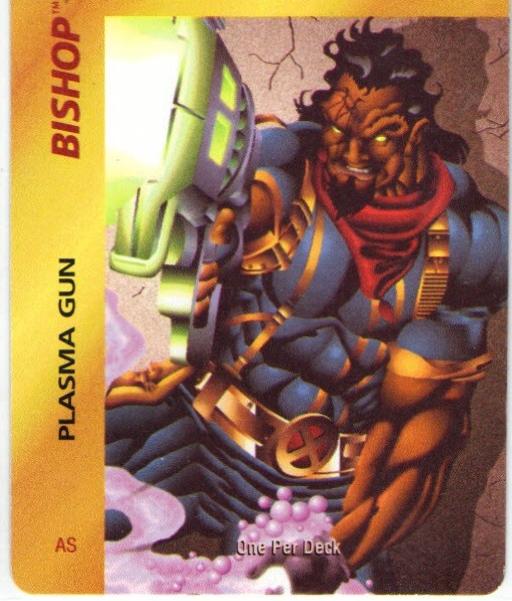 Bishop: Plasma Gun Marvel 1995 Fleer Overpower