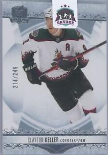 Clayton Keller #5 Hockey Cards 2022 Upper Deck The Cup
