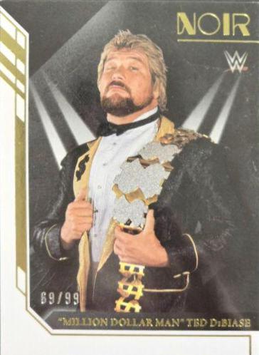 Million Dollar Man Ted DiBiase #5 Wrestling Cards 2023 Panini Chronicles WWE Noir