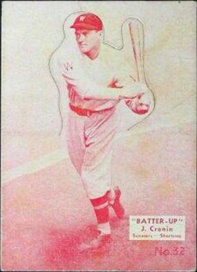 Joe Cronin #32 Baseball Cards 1934 Batter Up