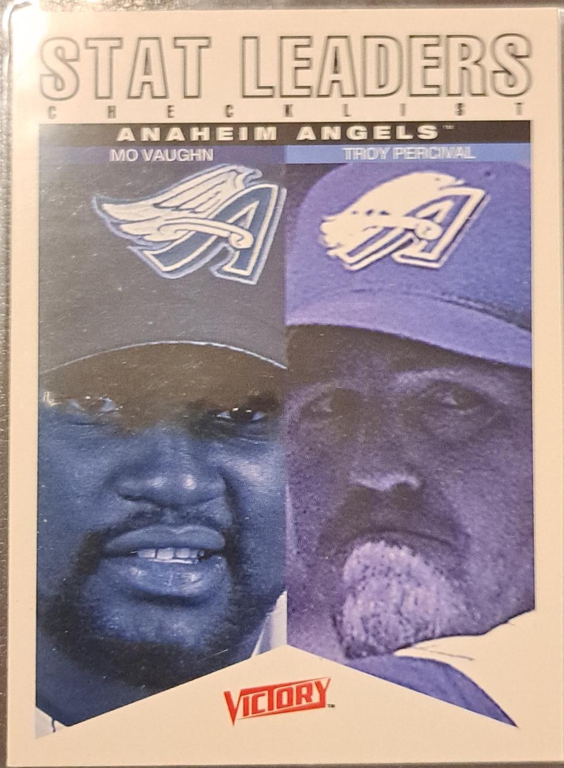 Mo Vaughn, Troy Percival #11 Baseball Cards 2000 Upper Deck Victory