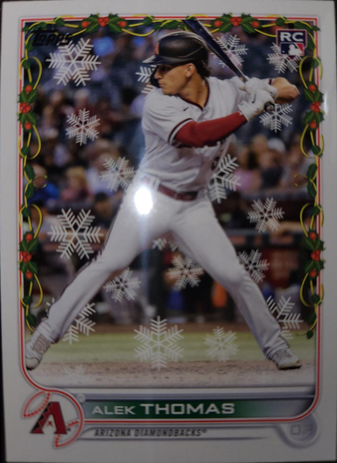 Alek Thomas #HW14 Baseball Cards 2022 Topps Holiday