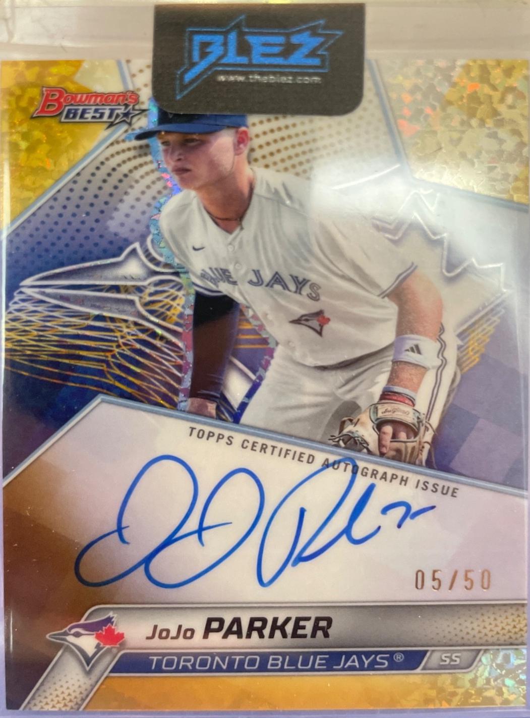JoJo Parker [Gold Refractor] #B25-JP