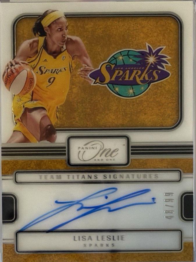 WNBA Lisa Leslie HOF サイン入り写真 WNBA Lisa Leslie HOF サイン