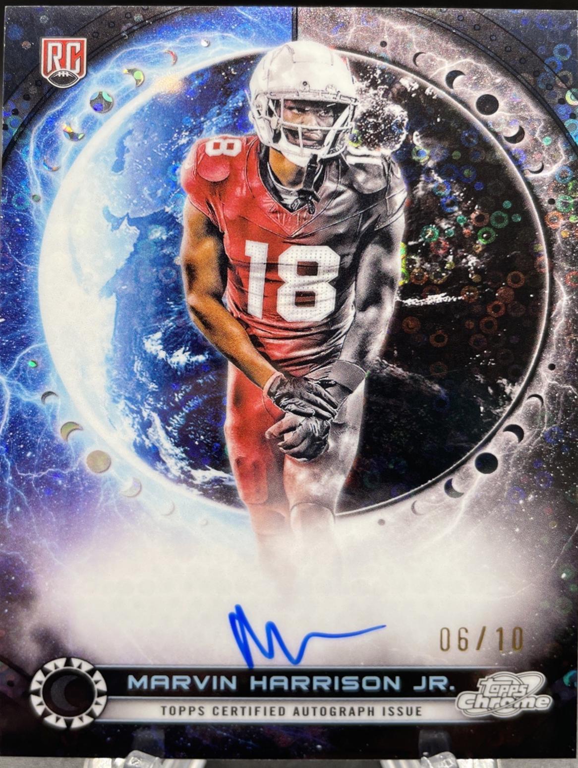 Marvin Harrison Jr. [Black Eclipse Refractor] #EQA-MHJ
