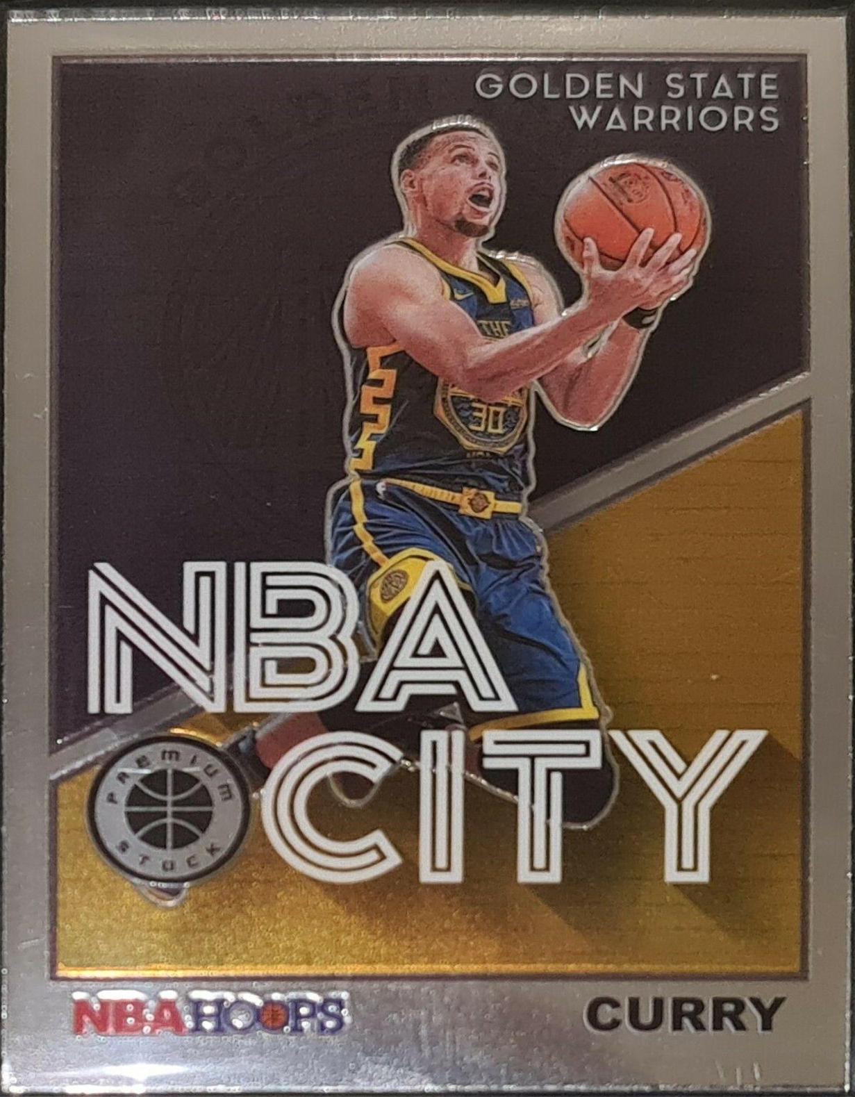 Stephen Curry #2 Basketball Cards 2019 Panini Hoops NBA City