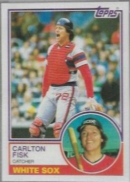 Carlton Fisk #20 Baseball Cards 1983 Topps