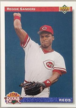Reggie Sanders: Star Rookie #27 Baseball Cards 1992 Upper Deck