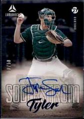 Tyler Soderstrom [Blue] #LA-TS Baseball Cards 2021 Panini Chronicles Luminance Autographs Prices