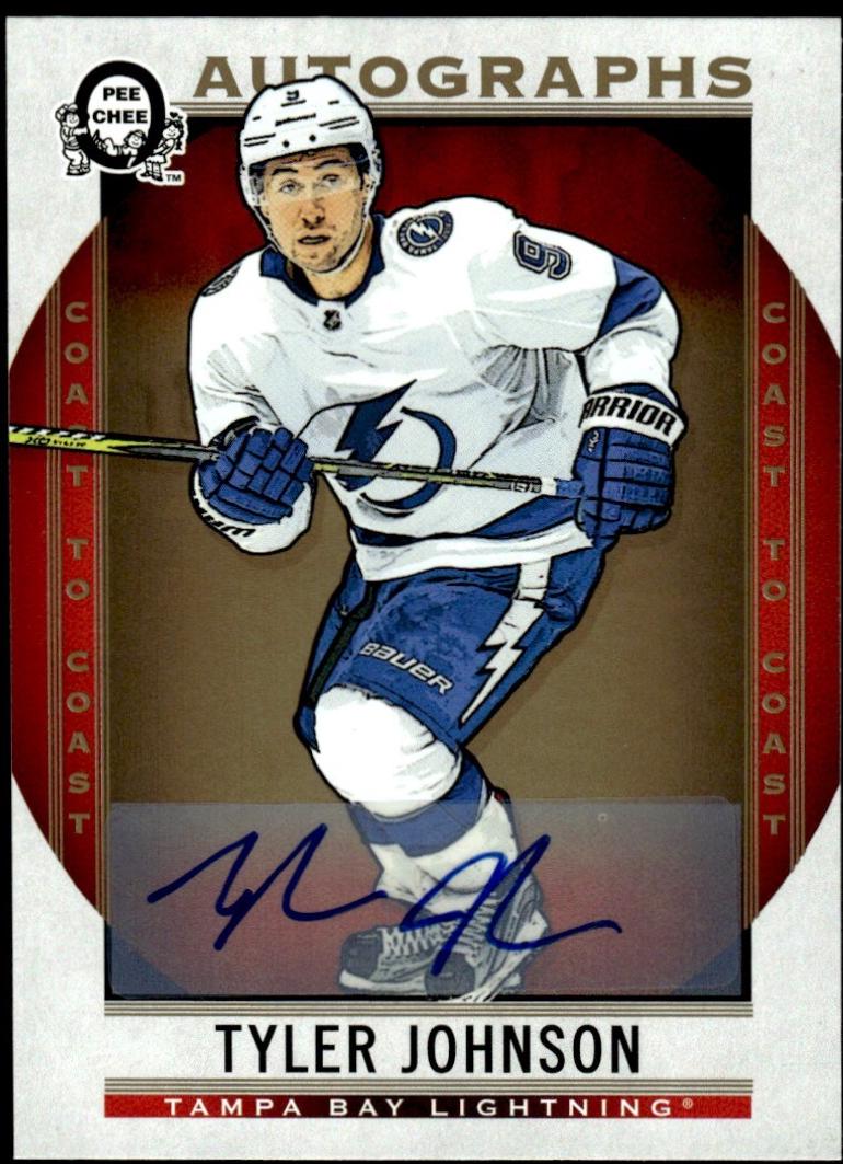 Tyler Johnson #35 2018 O Pee Chee Coast To Coast Autographs Hockey