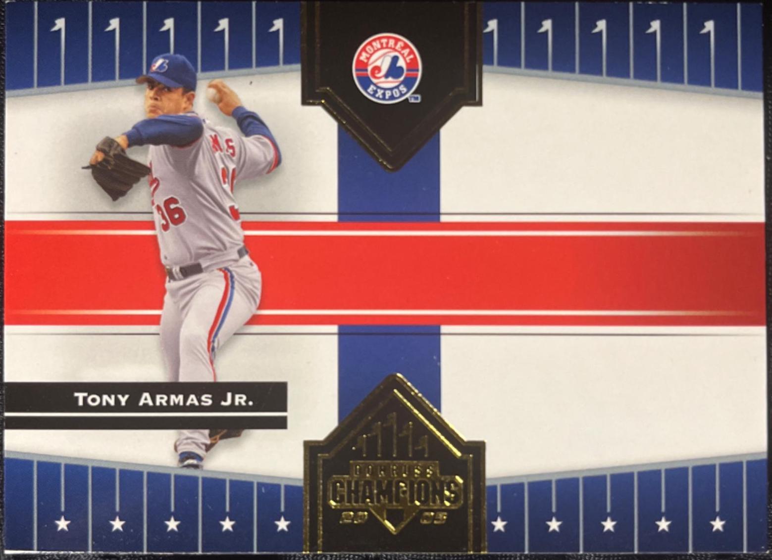 Tony Armas Jr #29 Baseball Cards 2005 Donruss Champions