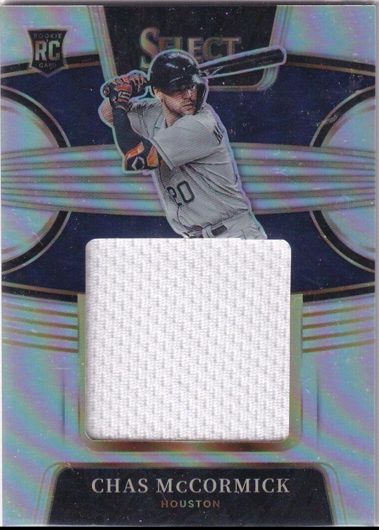 Chas McCormick #RJS-CM Baseball Cards 2022 Panini Select Rookie Jumbo Swatch