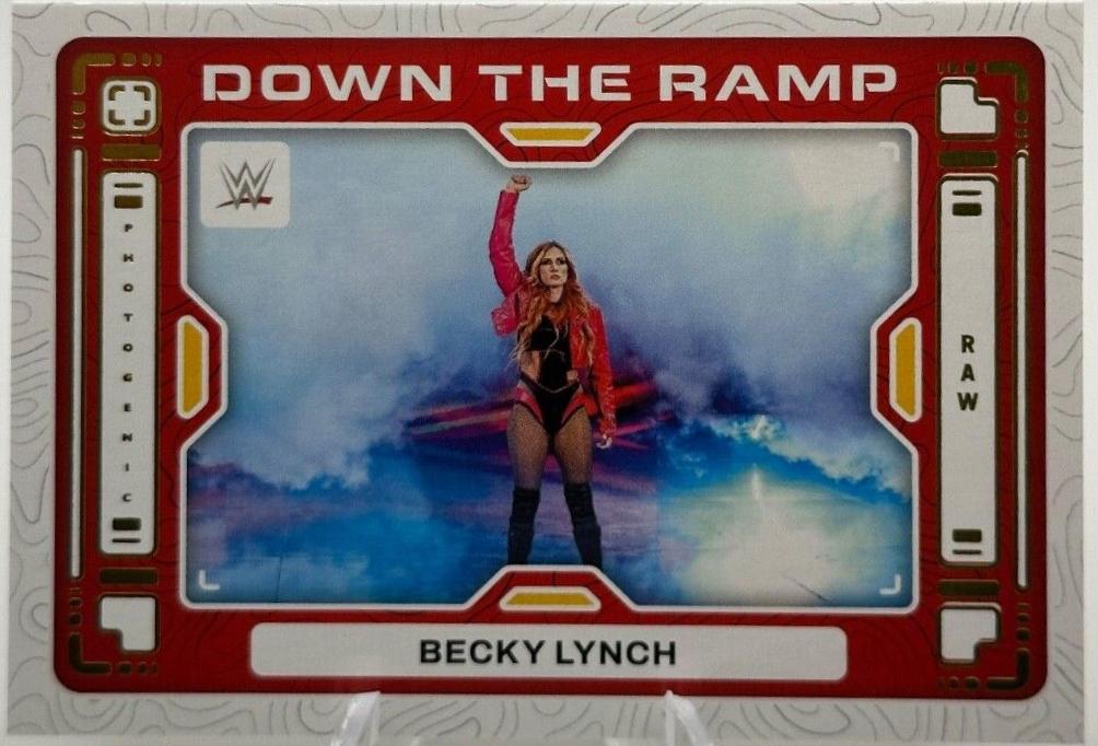 Becky Lynch #9 Wrestling Cards 2024 Panini PhotoGenic WWE Down the Ramp
