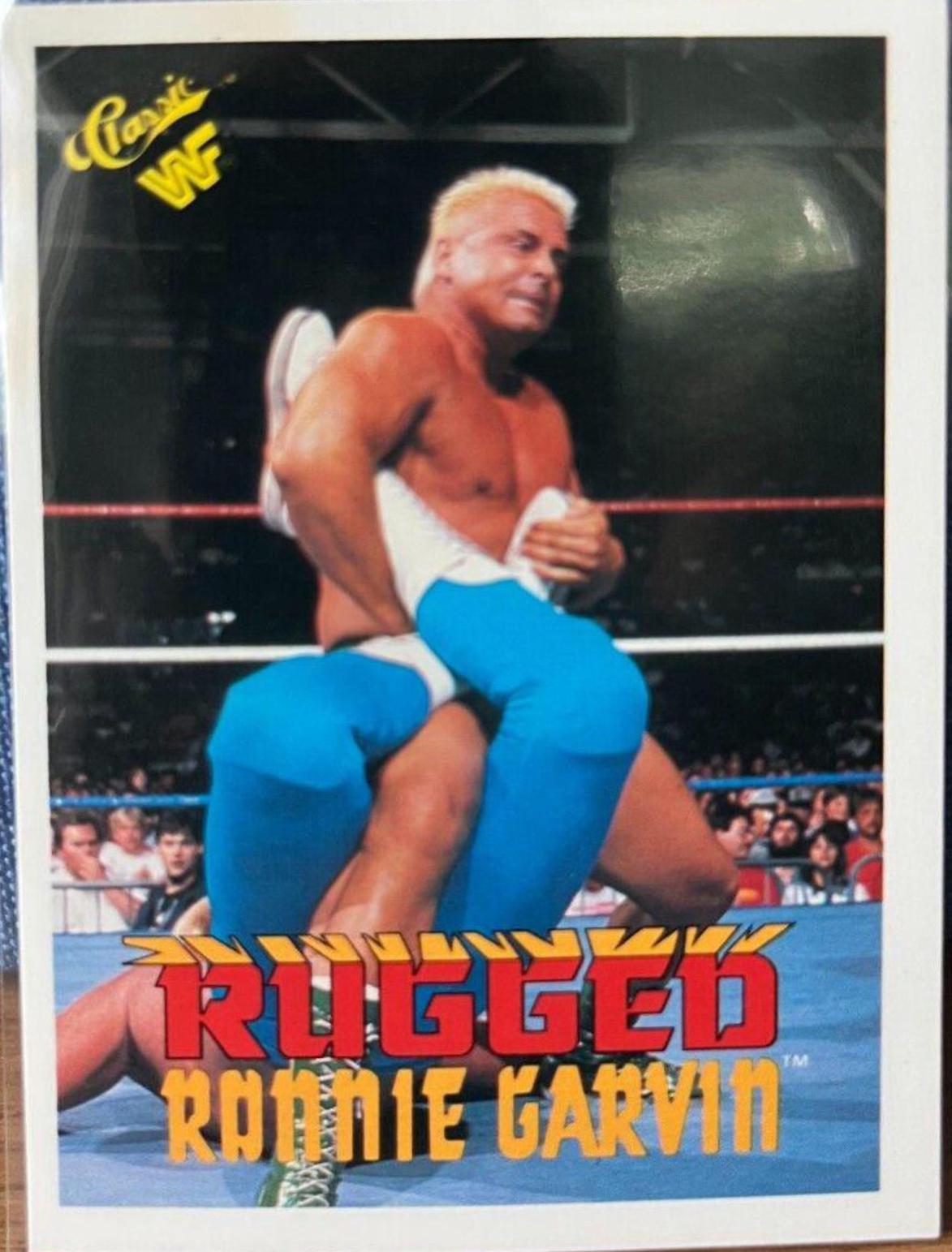 Rugged Ronnie Garvin #36 Wrestling Cards 1989 Classic WWF