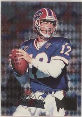 Jim Kelly #17 Football Cards 1995 Fleer Metal