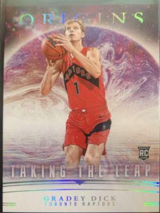 Gradey Dick #4 Basketball Cards 2023 Panini Origins Taking the Leap