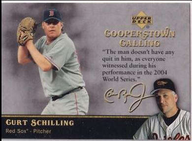 Curt Schilling #CC-CS Baseball Cards 2007 Upper Deck Cooperstown Calling