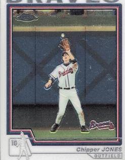 Chipper Jones #390 2004 Topps Chrome Baseball
