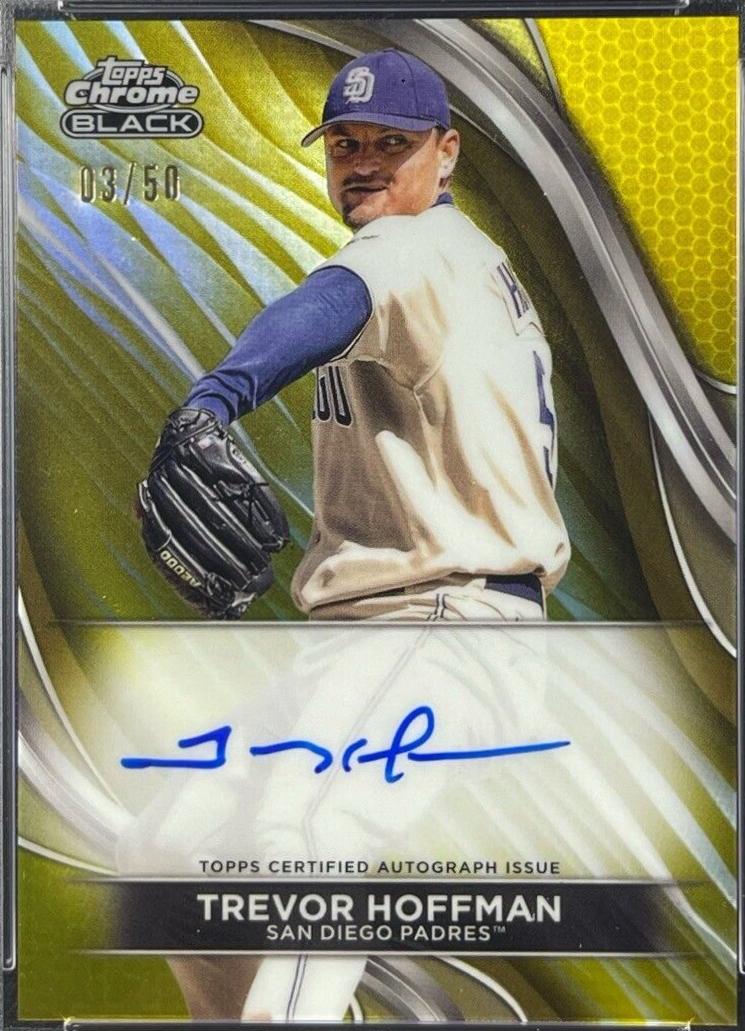 Trevor Hoffman [Gold Refractor] #CBA-TH