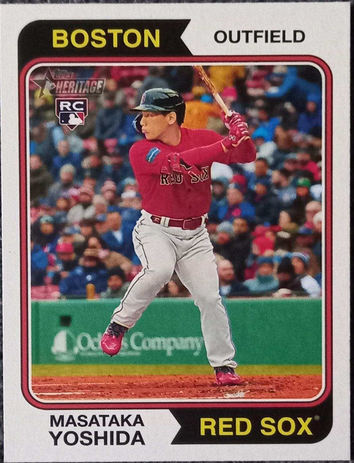 Masataka Yoshida #542 Baseball Cards 2023 Topps Heritage