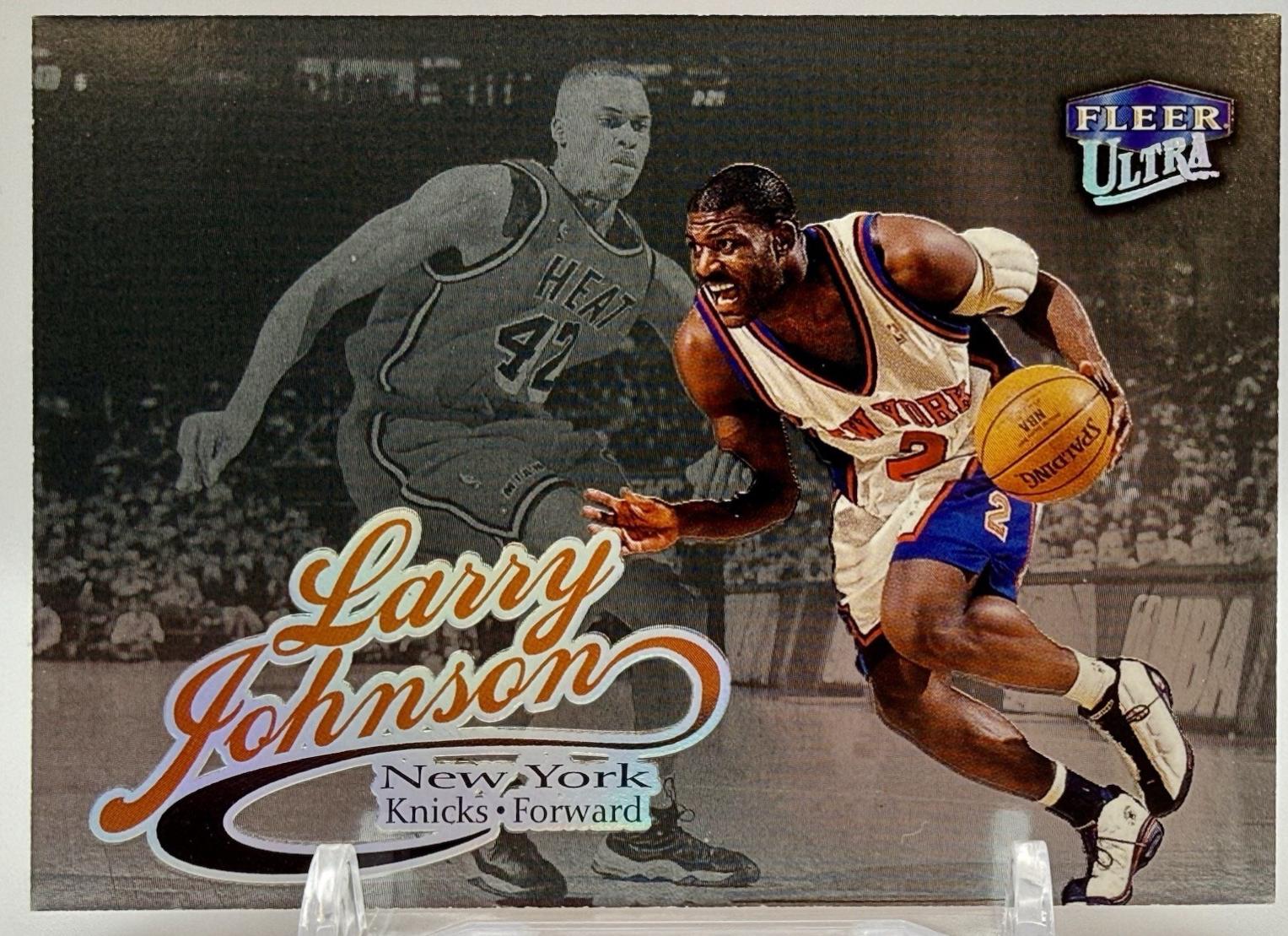 Larry Johnson #47P 1998 Ultra Platinum Medallion Basketball