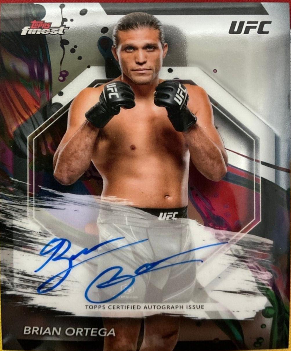 Brian Ortega #FA-BOA Ufc Cards 2024 Topps Finest UFC Autograph