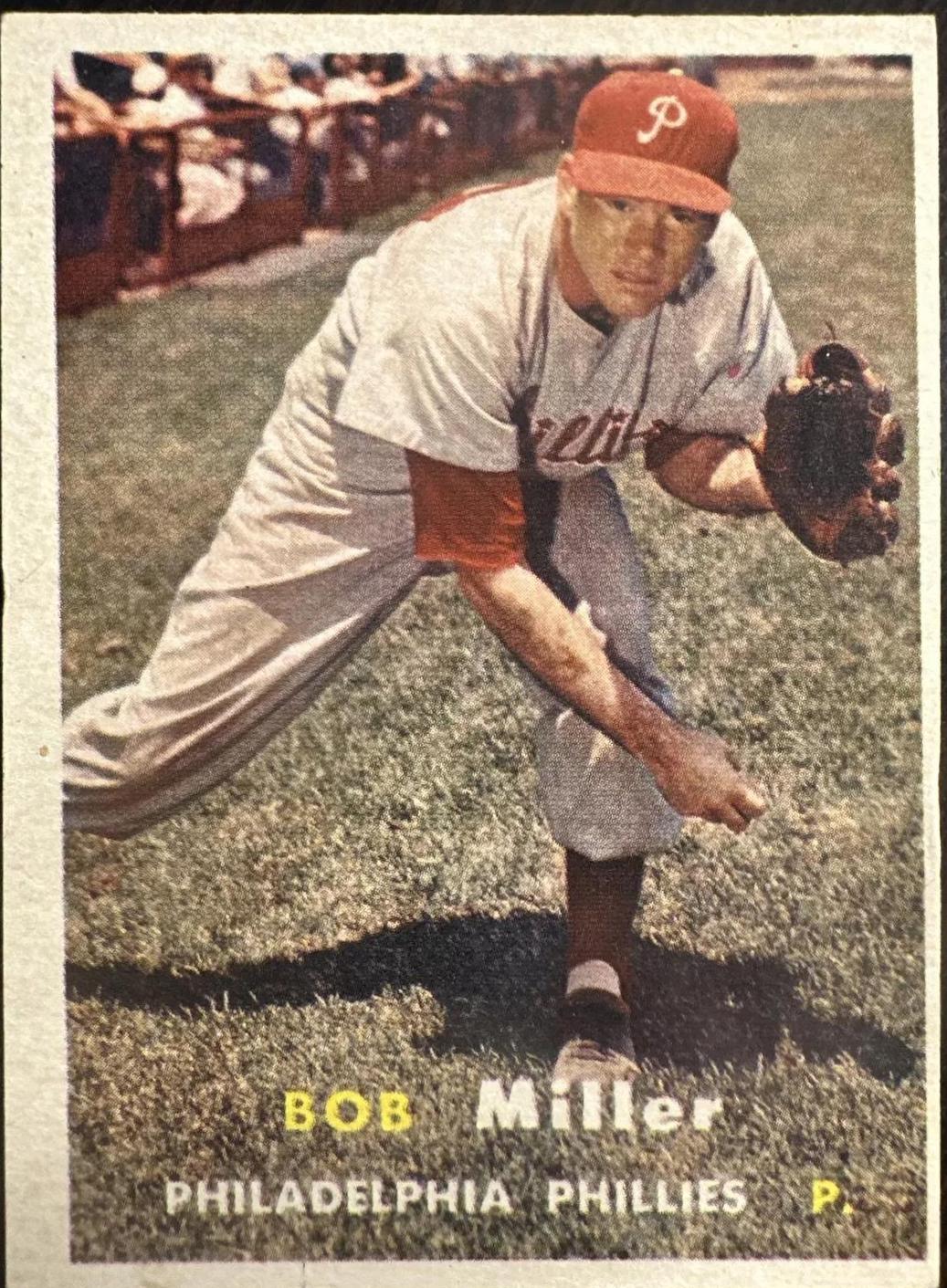 Bob Miller #46 1957 Topps Baseball
