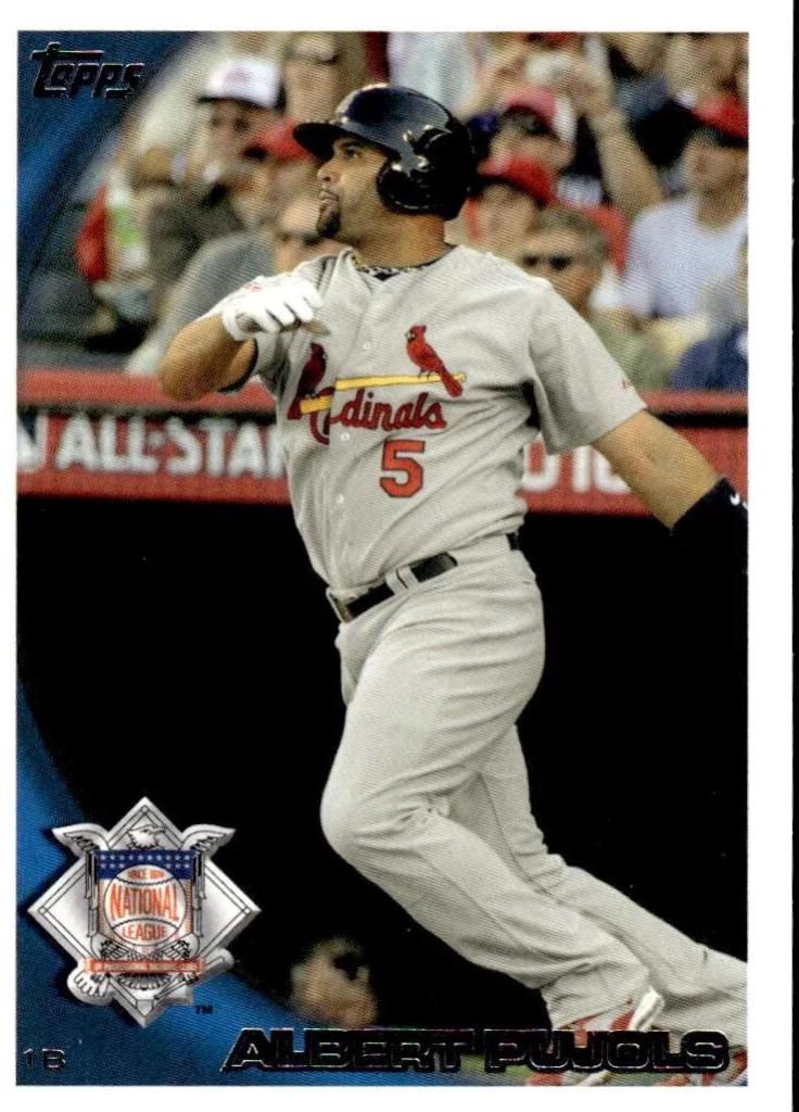 Albert Pujols #US-200 Baseball Cards 2010 Topps Update