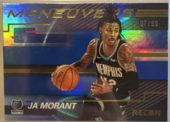 Ja Morant #2 Basketball Cards 2020 Panini Recon Maneuvers Prices