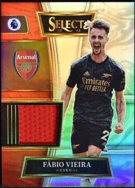 Fabio Vieira #SW-FVI Soccer Cards 2022 Panini Select Premier League Swatches