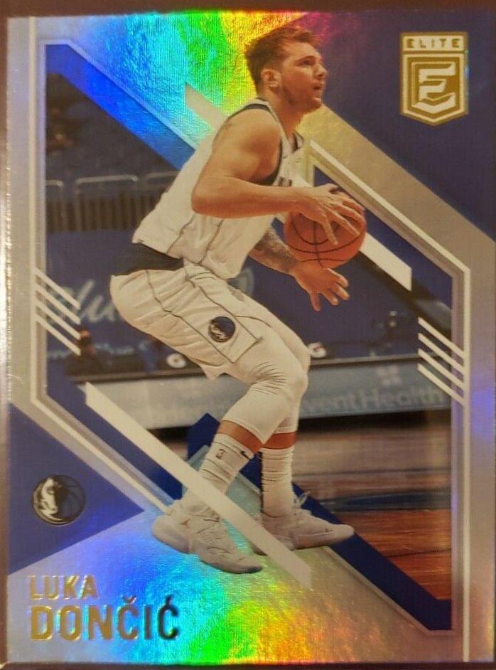 Luka Doncic #3 Basketball Cards 2020 Panini Donruss Elite
