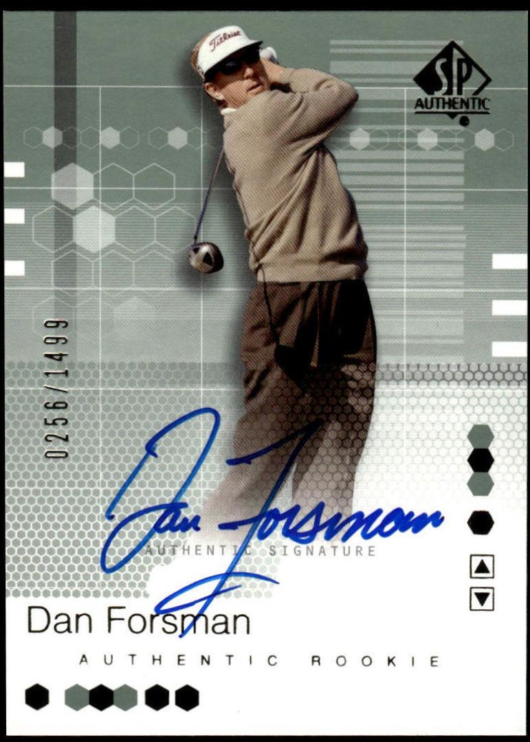 Dan Forsman #102 Golf Cards 2002 SP Authentic