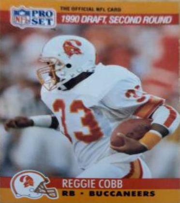 Reggie Cobb #699 Football Cards 1990 Pro Set