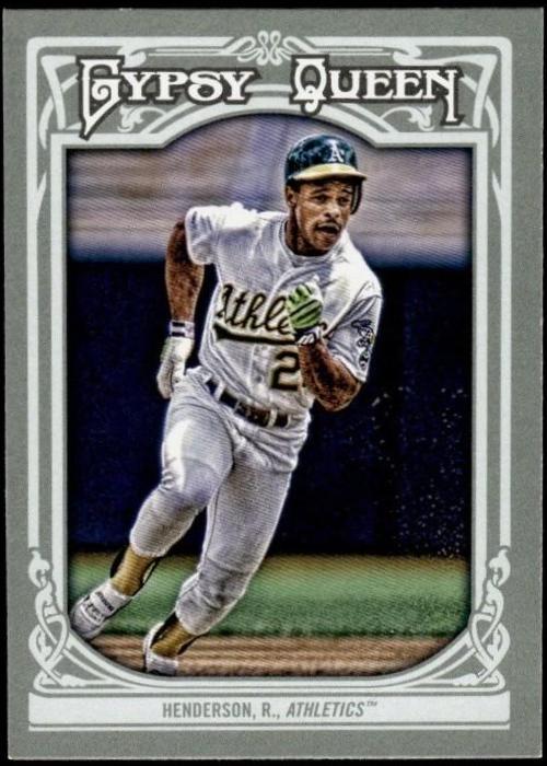 Rickey Henderson #121 2013 Topps Gypsy Queen Baseball