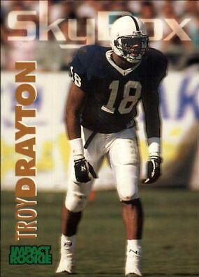 Troy Drayton #397 Football Cards 1993 Skybox Impact