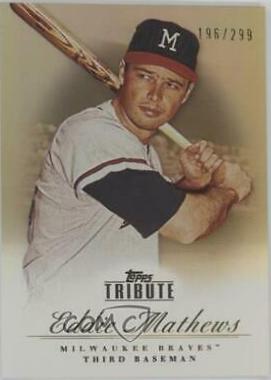Eddie Mathews #12 Baseball Cards 2012 Topps Tribute