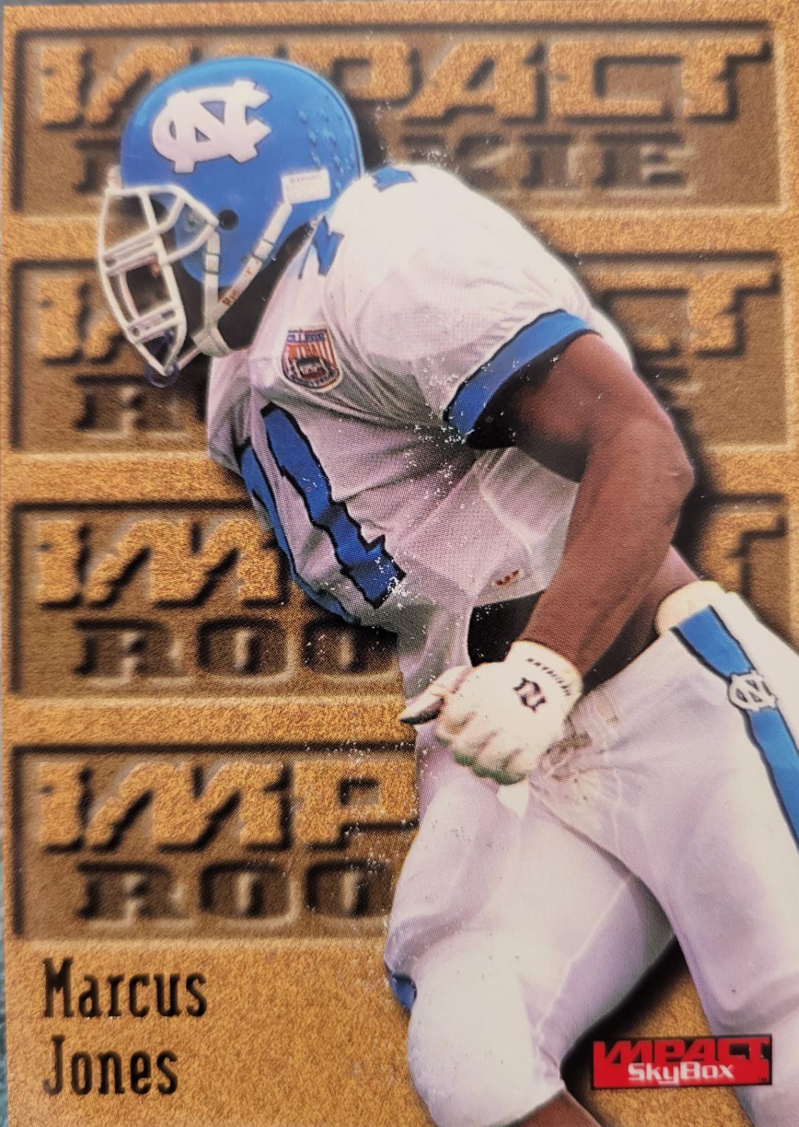 Marcus Jones #172 Football Cards 1996 Skybox Impact