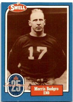 Red Badgro #9 Football Cards 1988 Swell Greats