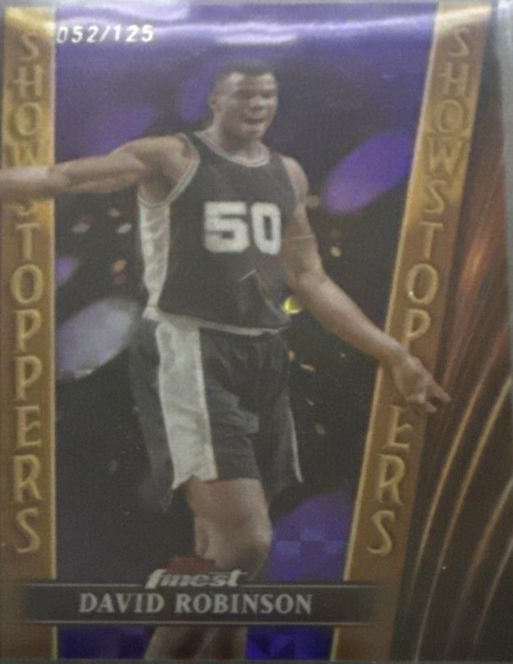 David Robinson #SS-13 Basketball Cards 2023 Topps Finest Showstoppers
